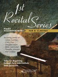 P-A 1st Recital Series - for Bb Clarinet - Solos for Beginning through Early Intermediate lev - doprovodný klavír